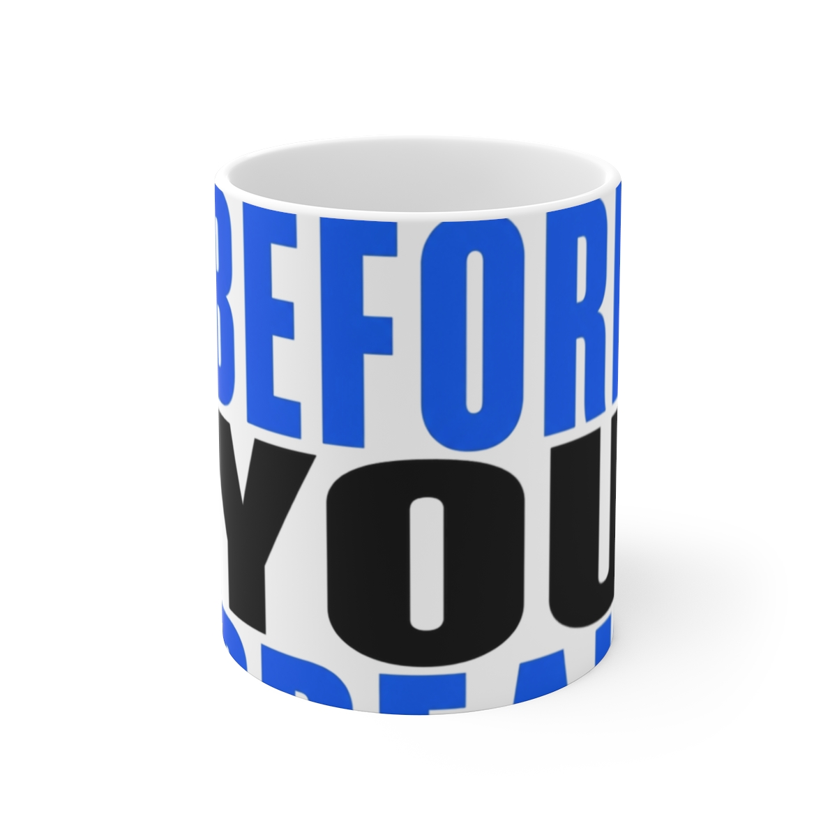 Caleb Hammer "Budget Before You Break" White Mug - alternate angle 1, merchandise