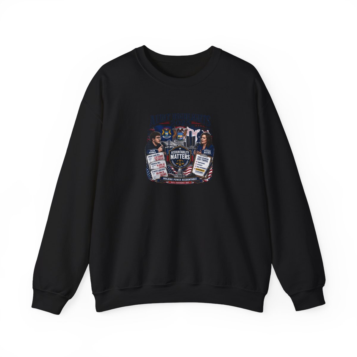 Caleb Hammer "Accountability Matters" Crewneck - alternate angle 5, merchandise