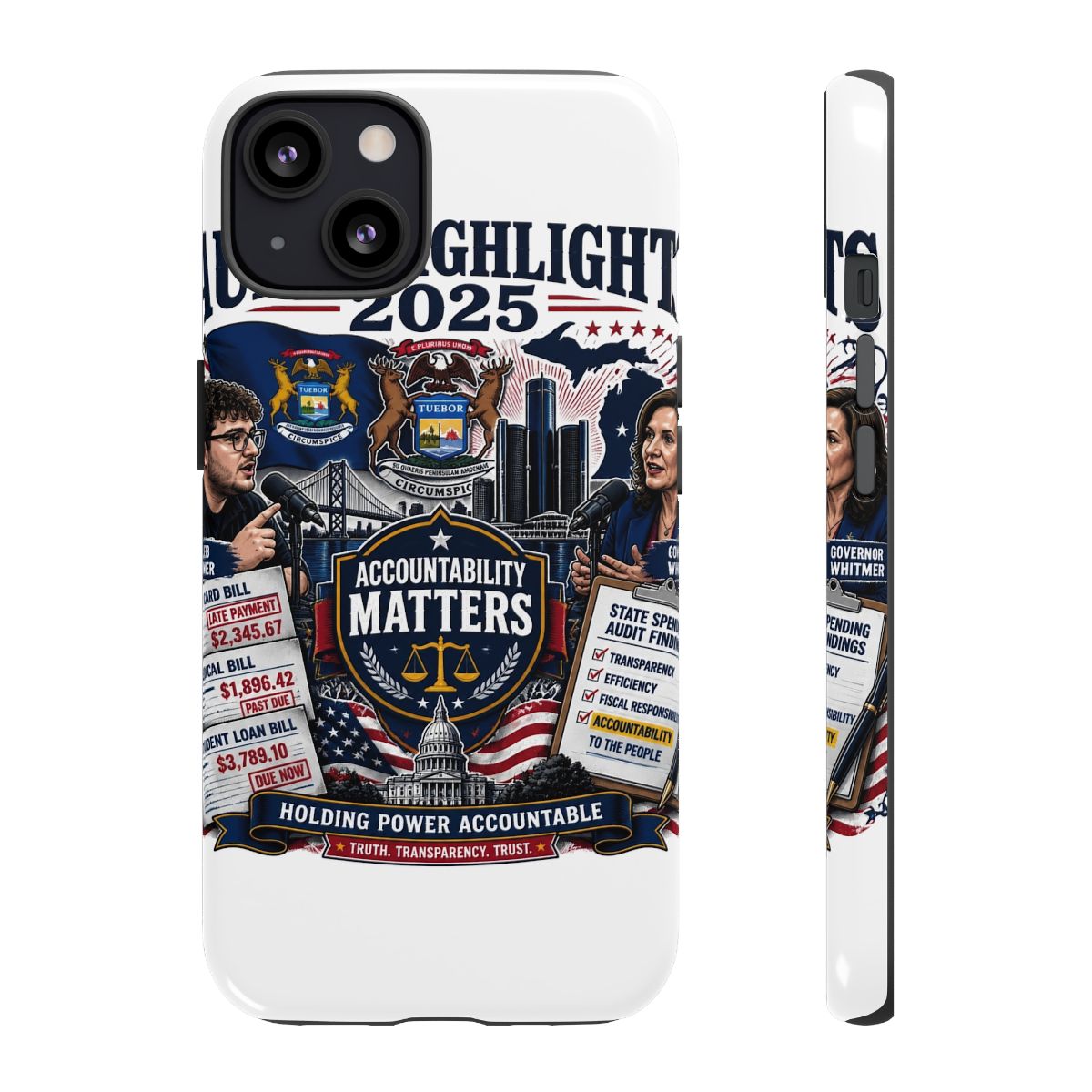 Caleb Hammer "Accountability Matters" Phone Case - Official Phone Cases merchandise