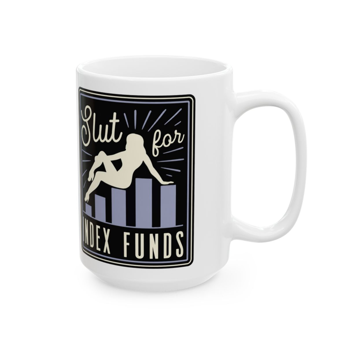 Index Funds Mug | Caleb Hammer - Caleb Hammer official Mugs & Drinkware merch