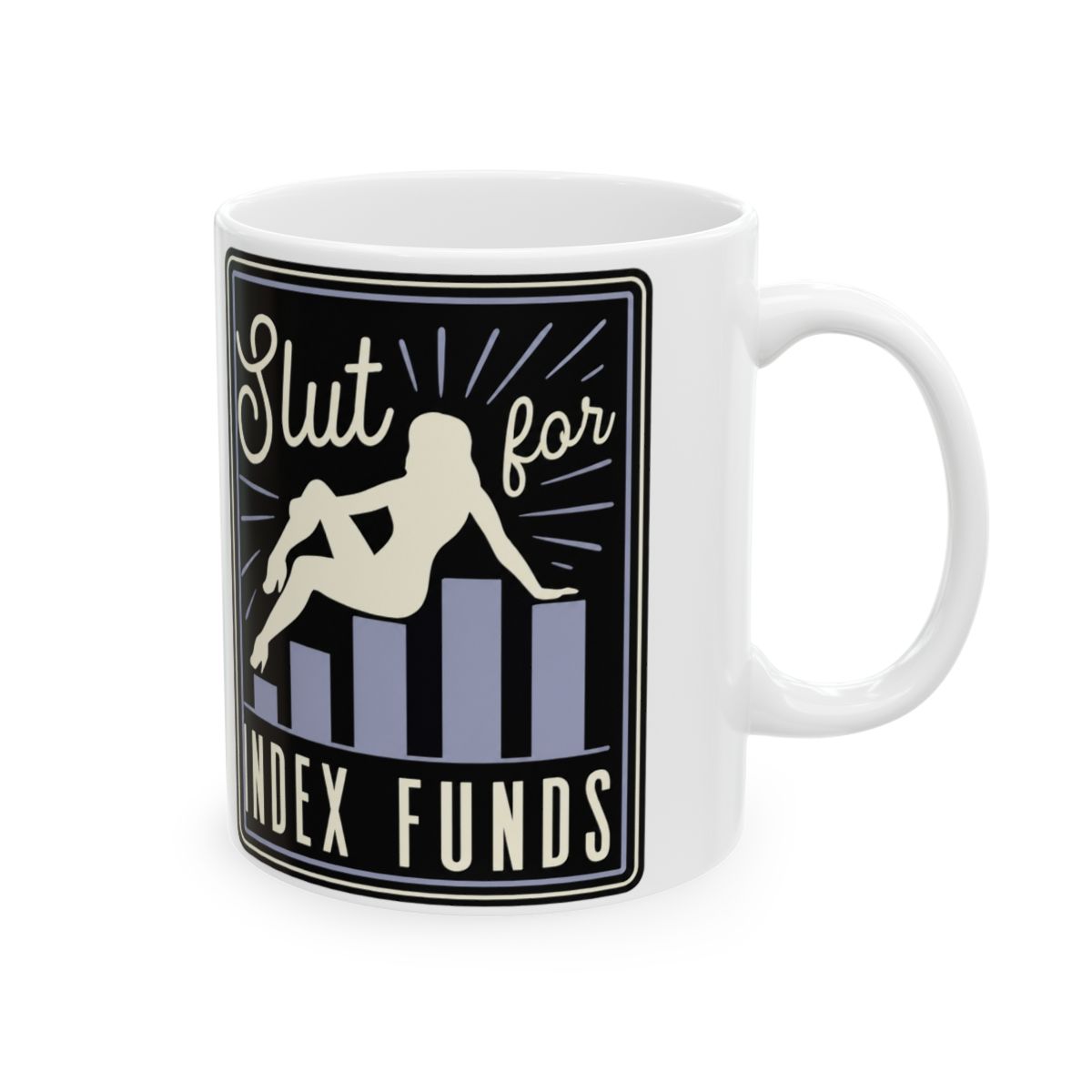 Index Funds Mug | Caleb Hammer - Official Mugs & Drinkware merchandise